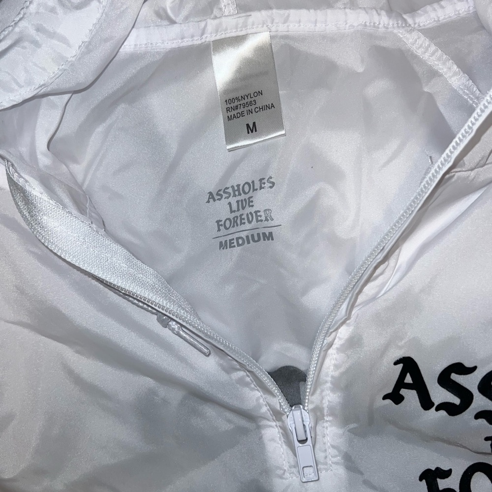 Asshole live forever windbreaker